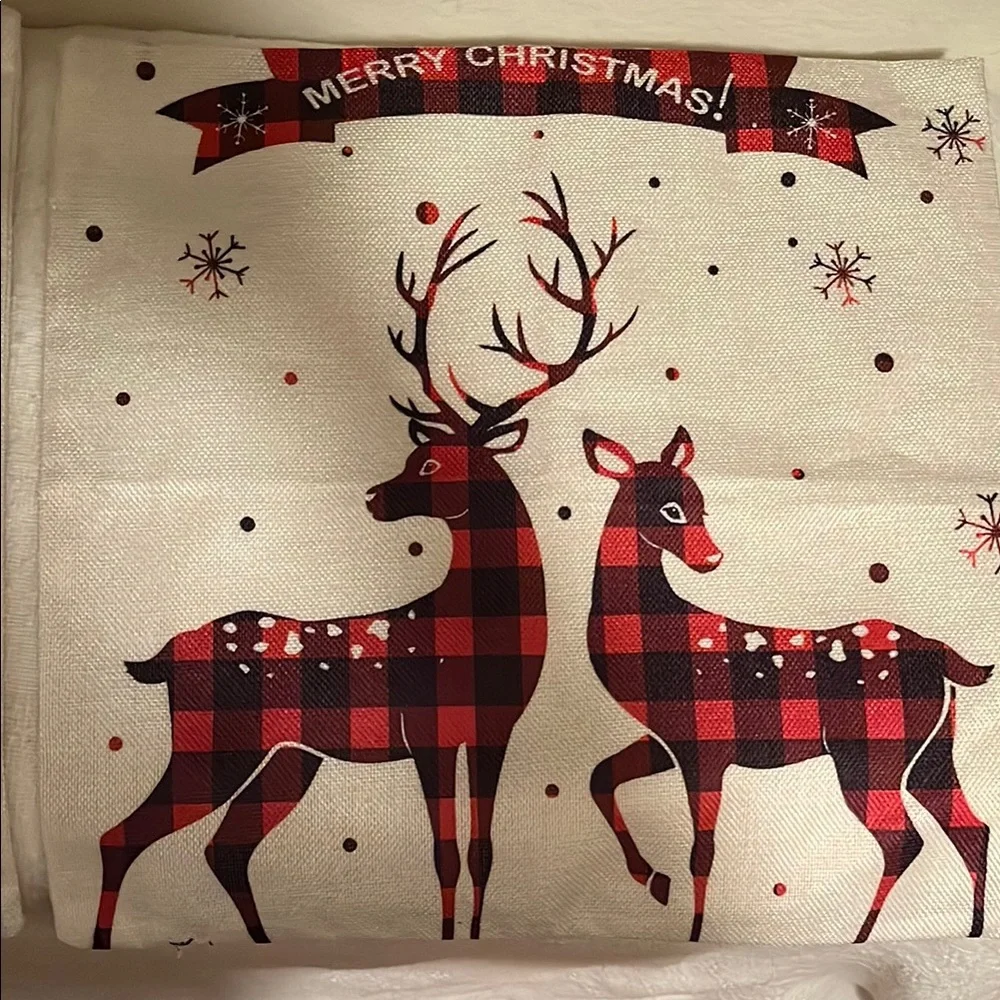 8 Assorted Holiday Throw pillow covers NWOT